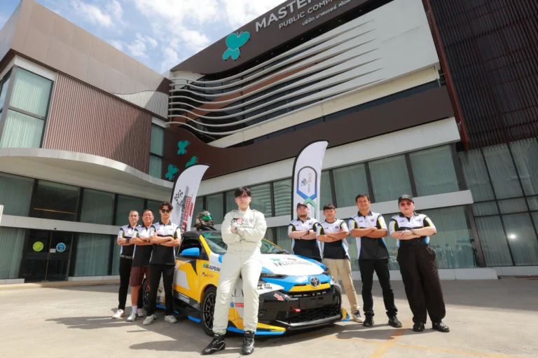MASTER ส่ง Men’s Health by Masterpiece Hospital หนุนวงการมอเตอร์สปอร์ต อัดฉีด “มิวสิค-วรัญญู” ลุยสนามจริงครั้งแรกใน Bangsaen Grand Prix 2025
