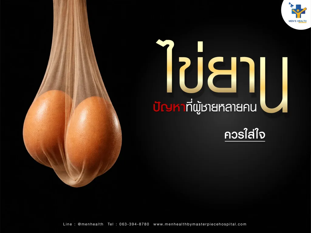 ไข่ยาน ปัญหาที่ผู้ชายหลายคนเจอและควรใส่ใจ